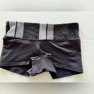 - LULULEMON WOMENS SHORTS, CHARCOAL GREY. , size 8